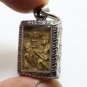 SMALL PHRA SOMDEJ RAKANG BLESS 1962 BACK AJAN TOH TEACH KING RAMA5 THAI AMULET 6