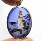 GUANYIN GODDESS OF MERCY RIDING DRAGON KUAN QUAN IM GUAN YIN REAL BLESSED LOCKET