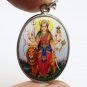 MAA DURGA KALI KALIKA UMA DEVI GODDESS SHAKTI HINDU BLESS OM LOCKET LION PENDANT