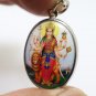 MAA DURGA KALI KALIKA UMA DEVI GODDESS SHAKTI HINDU BLESS OM LOCKET LION PENDANT