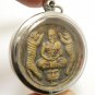 LP PERN SIT ON TIGER AMULET 2 BLESSED 1998 MUAY THAI YANT STRONG LIFE PROTECTION