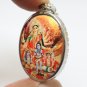 SUPREME GODDESS DURGA BIG PENDANT MOTHER OF TRIDEV SHIVA VISHNU BRAHMA OM LOCKET