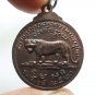 LP SOMCHAI TIGER MAGIC COIN BLESSED 1977 AMULET PROTECTION LUCKY GAMBLE PENDANT