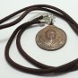 LP SOMCHAI TIGER MAGIC COIN BLESSED 1977 AMULET PROTECTION LUCKY GAMBLE PENDANT