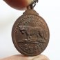 LP SOMCHAI TIGER MAGIC COIN BLESSED 1977 AMULET PROTECTION LUCKY GAMBLE PENDANT