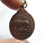 LP SOMCHAI TIGER MAGIC COIN BLESSED 1977 AMULET PROTECTION LUCKY GAMBLE PENDANT
