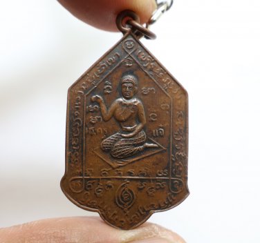 NANGKWAK LP JAE BLESS 1959 LADY CALL MONEY LUCKY THAI NANG KWAK AMULET PENDANT 2