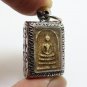 SMALL PHRA SOMDEJ RAKANG BLESS 1962 BACK AJAN TOH TEACH KING RAMA5 THAI AMULET 8