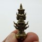 THAO WESSUWAN THAI MINI STATUE TINY AMULET YAK ASURA WEALTHY KING GOOD LUCK RICH