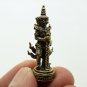 THAO WESSUWAN THAI MINI STATUE TINY AMULET YAK ASURA WEALTHY KING GOOD LUCK RICH