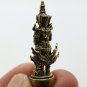 THAO WESSUWAN THAI MINI STATUE TINY AMULET YAK ASURA WEALTHY KING GOOD LUCK RICH