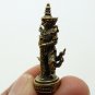 THAO WESSUWAN THAI MINI STATUE TINY AMULET YAK ASURA WEALTHY KING GOOD LUCK RICH