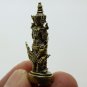 THAO WESSUWAN THAI MINI STATUE TINY AMULET YAK ASURA WEALTHY KING GOOD LUCK RICH