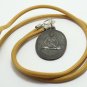 LP PERN TIGER COIN BLESSED 1976 PENDANT MUAY THAI STRONG MAGIC PROTECTION CHARM