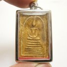 PHRA SOMDEJ BACK PIDTA LP PHU BLESSED 1922 THAI RARE AMULET (2) MIRACLE RICH WIN