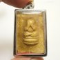PHRA SOMDEJ BACK PIDTA LP PHU BLESSED 1922 THAI RARE AMULET (2) MIRACLE RICH WIN