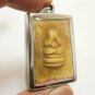 PHRA SOMDEJ BACK PIDTA LP PHU BLESSED 1922 THAI RARE AMULET (2) MIRACLE RICH WIN