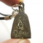 LP PHROM BELL COIN BLESSED IN 1973 MIRACLE MAGIC YANT THAI BUDDHA AMULET PENDANT