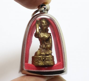 NANGKWAK THAI AMULET PENDANT (2) LADY CALL GOOD LUCK MONEY RICH TRADE TALISMAN