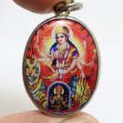 MAA DURGA UMA PARVATI WITH LAKSHMI DEVI GODDESS MAHADEVI SHAKTI HINDU OM PENDANT
