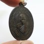 LP AUN RUANGKAO BATCH COIN REAL THAI BUDDHA AMULET PROTECTION YANT LUCKY PENDANT