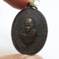 LP AUN RUANGKAO BATCH COIN REAL THAI BUDDHA AMULET PROTECTION YANT LUCKY PENDANT