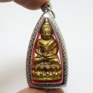PHRA GRING LP DOO BLESSED 1988 KRING THAI HEAL GOOD HEALTH BUDDHA PENDANT AMULET