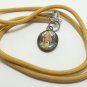 LORD VISHNU TINY PENDANT THE PRESERVER HINDU GOD BLESSED 1980s NECKLACE LOCKET