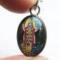 LORD VISHNU TINY PENDANT THE PRESERVER HINDU GOD BLESSED 1980s NECKLACE LOCKET