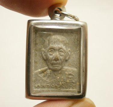 LP TOH BUDDHA MAGIC POWDER AMULET (2) PENDANT LP UTTAMA BLESSED 1992 LUCKY CHARM