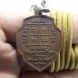 LP DUM MAGIC COIN BLESSED IN 1979 THAI BUDDHA AMULET RICH LUCKY PENDANT NECKLACE