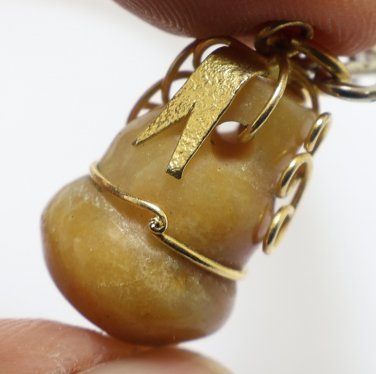 MAGIC STONE GOURD CALABASH CHINESE AMULET BLESSED GAMBLE RICH PENDANT NECKLACE 9