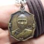 PHRA LP PIEN MAGIC BLESSED IN 1994 MUAY THAI LUCKY PROTECTION AMULET YANT CHARM