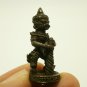 LP MOON THAO WESSUWAN THAI MINI STATUE AMULET YAK ASURA WEALTHY KING LUCKY RICH