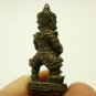 LP MOON THAO WESSUWAN THAI MINI STATUE AMULET YAK ASURA WEALTHY KING LUCKY RICH