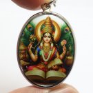 SARASWATI BIG PENDANT DEVI OF BRAHMA WISDOM LUCKY SUCCESS HEALING GODDESS LOCKET