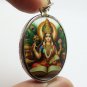 SARASWATI BIG PENDANT DEVI OF BRAHMA WISDOM LUCKY SUCCESS HEALING GODDESS LOCKET