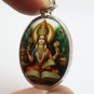 SARASWATI BIG PENDANT DEVI OF BRAHMA WISDOM LUCKY SUCCESS HEALING GODDESS LOCKET