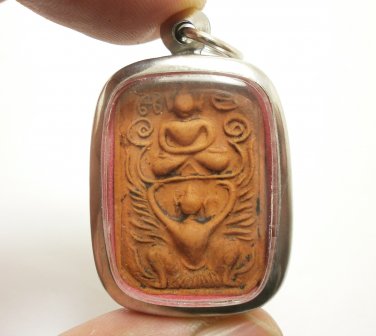 LP PARN RIDE KRUT YAI BIG GARUDA MAGIC YANT THAI BUDDHA BLESS AMULET LUCKY RICH