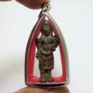 MAHALAKSHMI MAA LAXMI LAKSHMI HINDU GODDESS BLESSED ANTIQUE AMULET LUCKY PENDANT