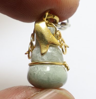 MAGIC STONE GOURD CALABASH CHINESE AMULET BLESSED GAMBLE RICH PENDANT NECKLACE 5