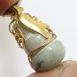 MAGIC STONE GOURD CALABASH CHINESE AMULET BLESSED GAMBLE RICH PENDANT NECKLACE 5