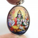 HARIHARA BIG PENDANT COMPOSITE FORM OF HINDU GOD SHIVA AND VISHNU OM AUM LOCKET