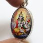 HARIHARA BIG PENDANT COMPOSITE FORM OF HINDU GOD SHIVA AND VISHNU OM AUM LOCKET