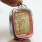 PHRA PIDTA GRADUK PHII YELLOW AMULET 1942 CLOSE EYES BUDDHA THAI ANTIQUE PENDANT