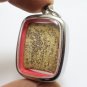PHRA PIDTA GRADUK PHII YELLOW AMULET 1942 CLOSE EYES BUDDHA THAI ANTIQUE PENDANT