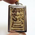 PHRA SOMDEJ WAT RAKANG LP NAK BLESS 1952 BUDDHA KWAK PROKPO THAI AMULET PENDANT