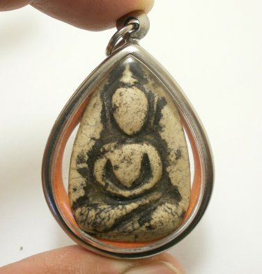 PHRA WAT PLUB BIG DOLL 2 THAI POWERFUL MAGIC ANTIQUE BUDDHA REAL AMULET PENDANT