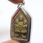 PHRA KHUNPAEN HOLD LADY GUMAN THONG FIGHTING COCK THAI LOVE APPEAL YANT AMULET 2