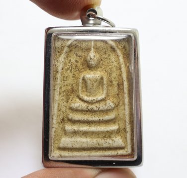 SOMDEJ LP PRING DISCIPLE BLESSED 1971 PENDANT MAGIC IMAGE THAI BUDDHA AMULET (1)